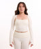 Flow Top + Shrug in Oat