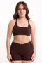 Sculpt Bra in Mocha