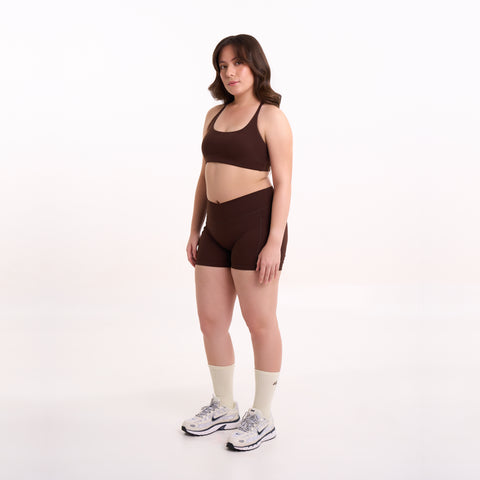 Sculpt Shorts in Mocha