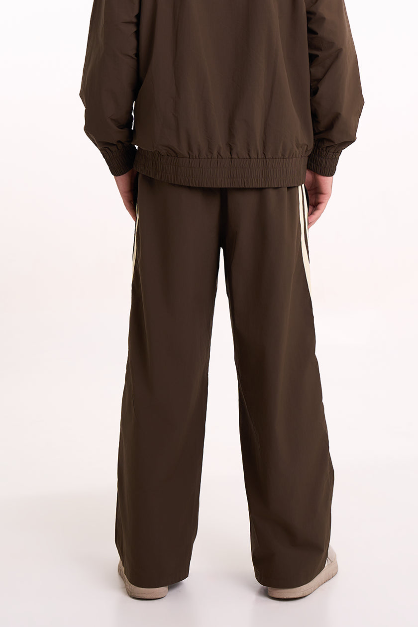 Structured Pants in Mocha — Back