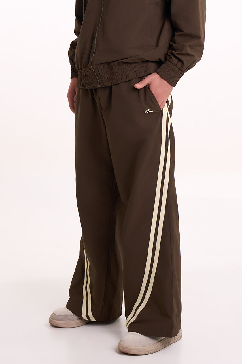 Structured Pants in Mocha — Side