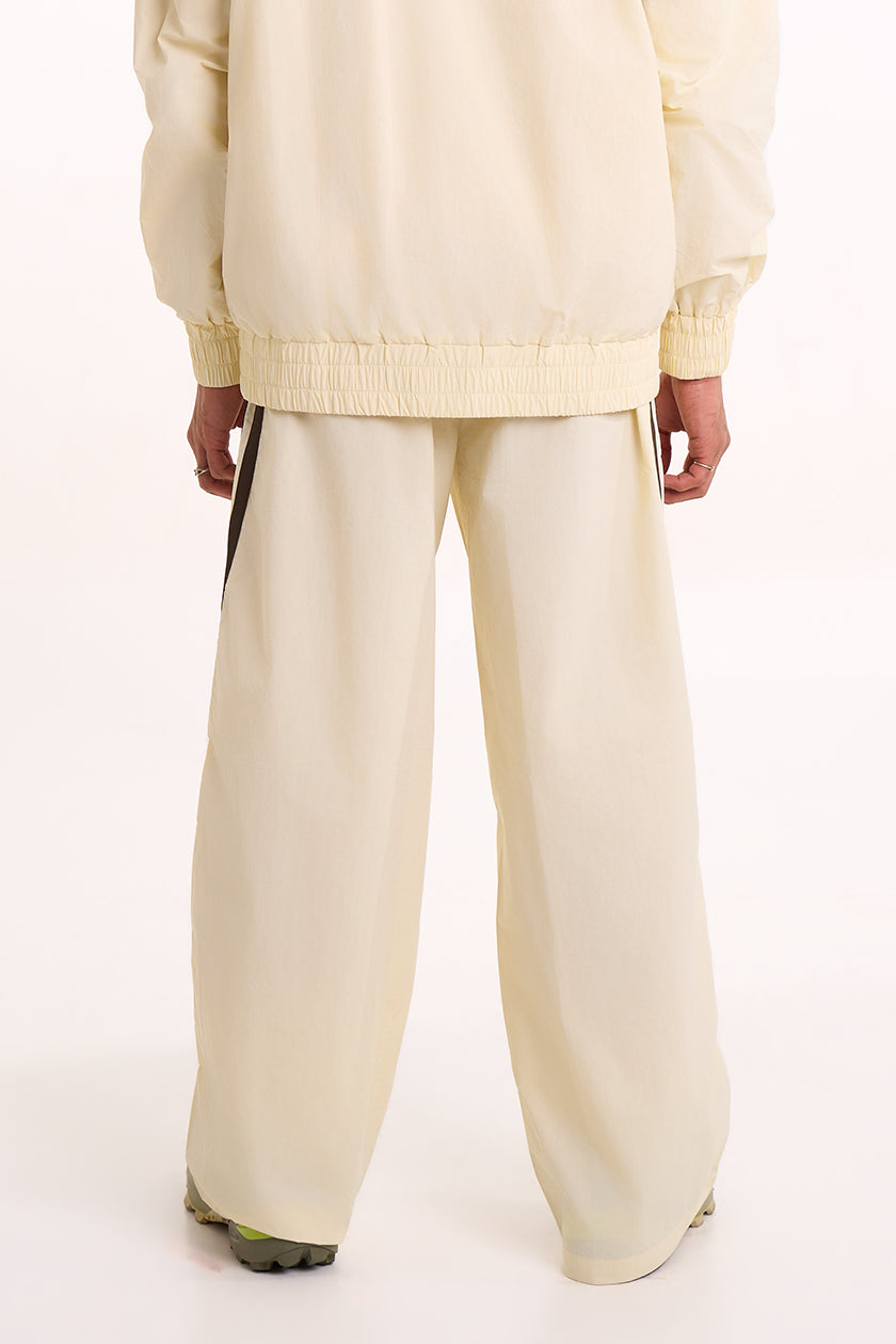 Structured Pants in Oat — Back